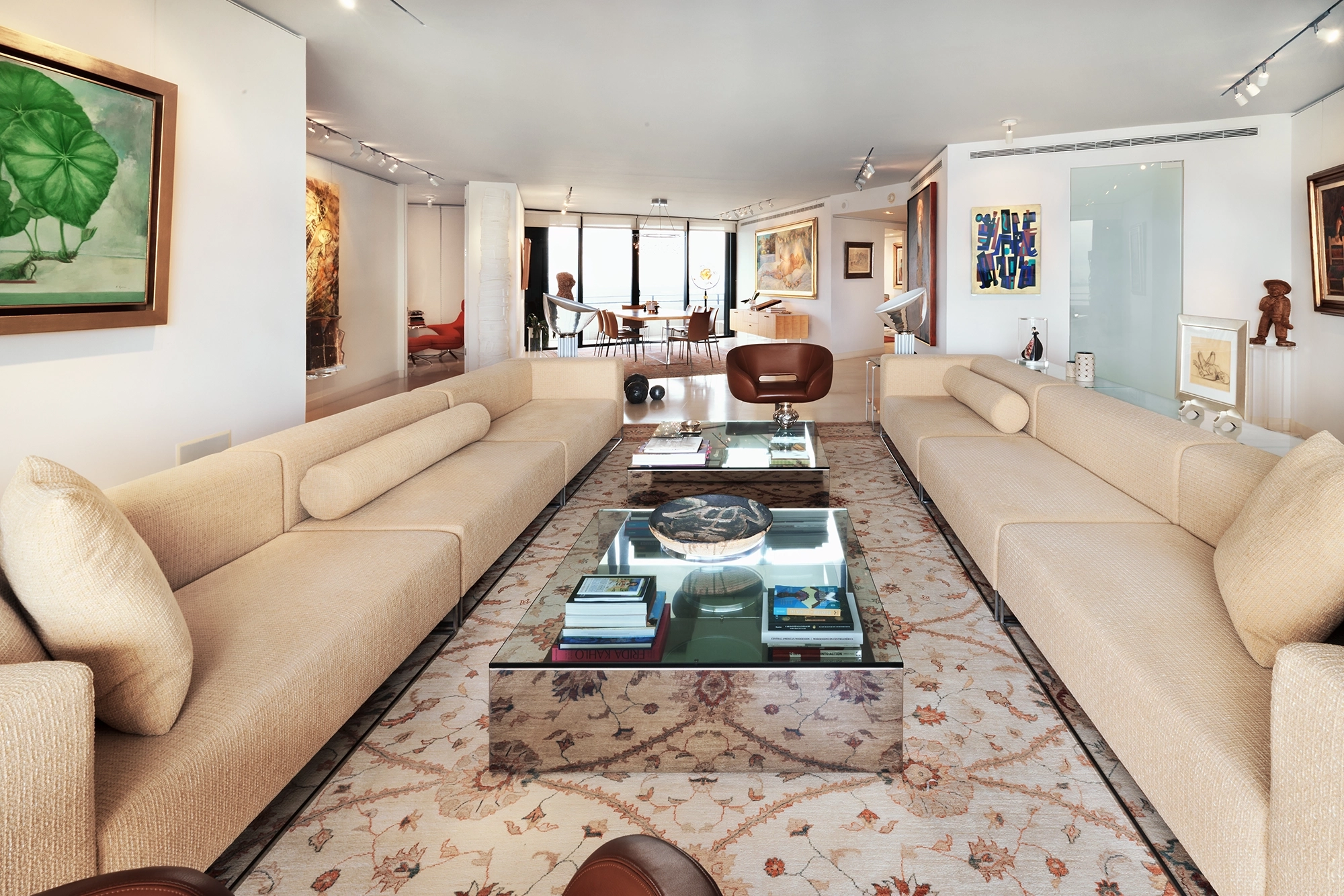 Art Collectors Living Room Michael Brosnan
