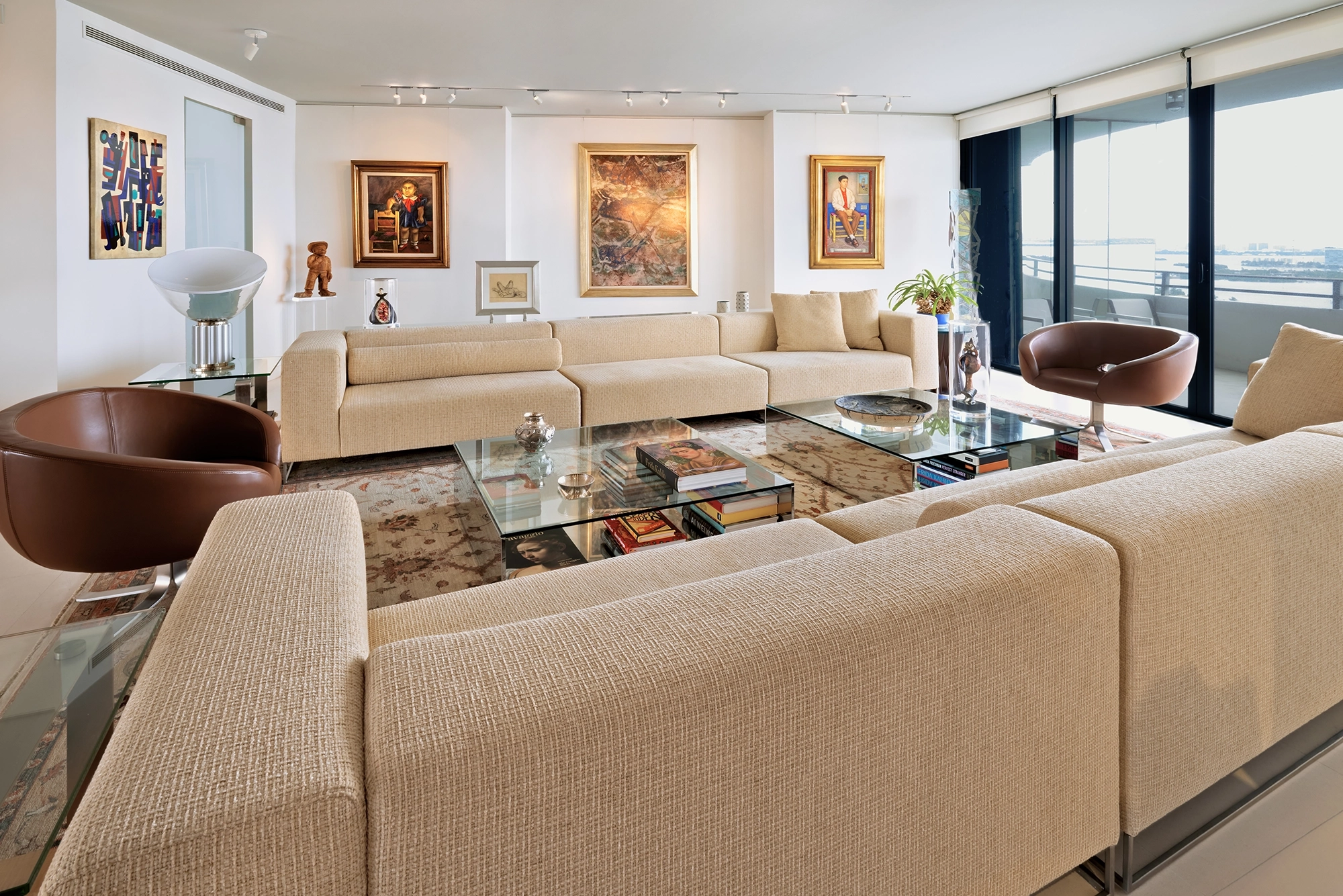 Art Collectors Living Room Michael Brosnan