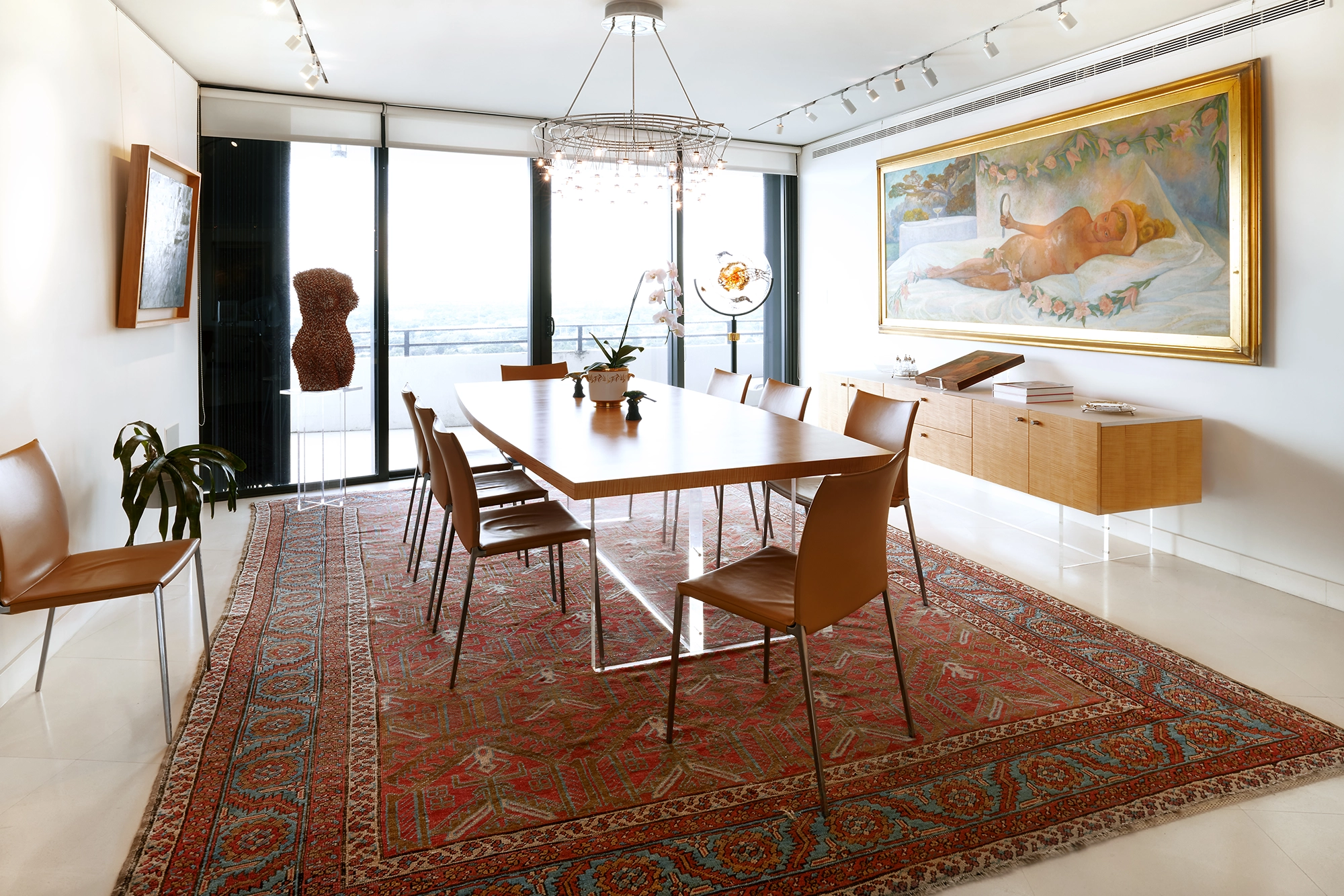 Art Collectors Dining Room Michael Brosnan