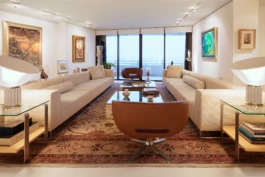 Art Collectors Living Room Michael Brosnan